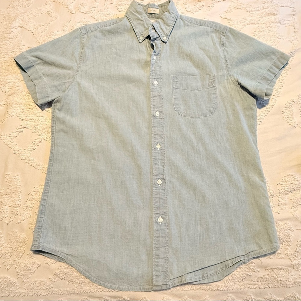 J. Crew Blue Casual Button Down Shirt